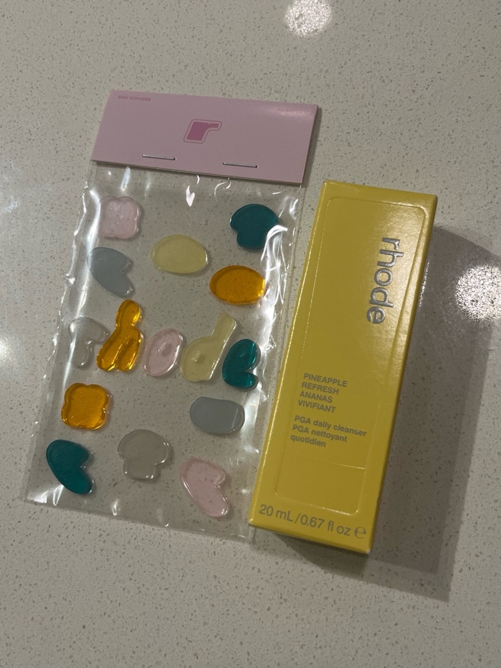 Rhode Pineapple Refresh Set With Spot Stickers Brand New